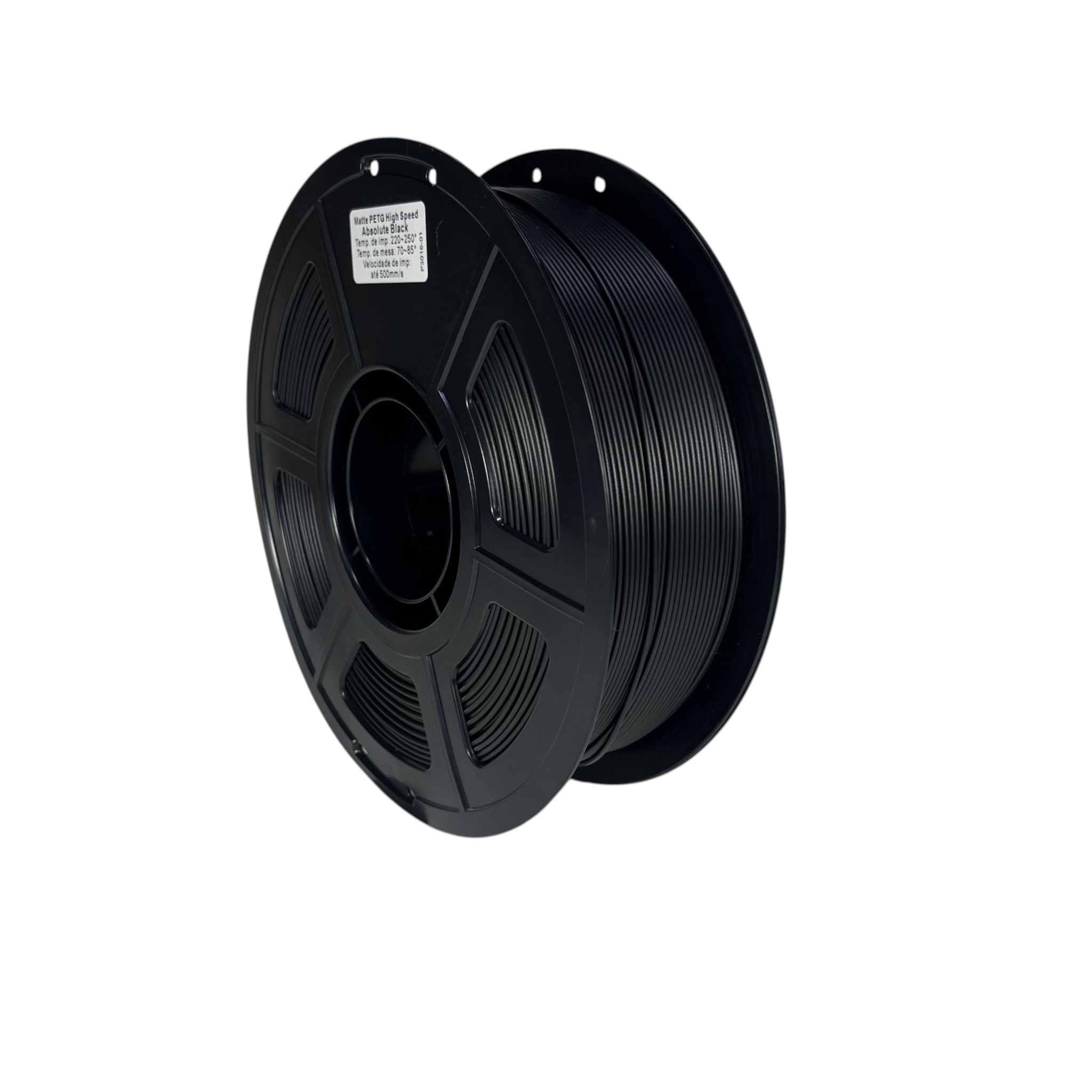 Filamento FusionX PETG Matte Absolute Black 1.2kg 1.75mm
