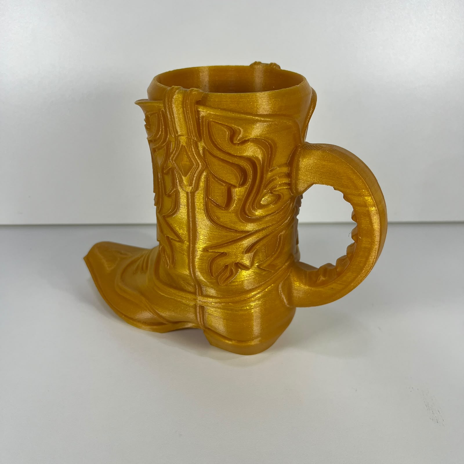 Porta-Lata Bota Country PETG - Linha Clássica - Dourado, foto 2