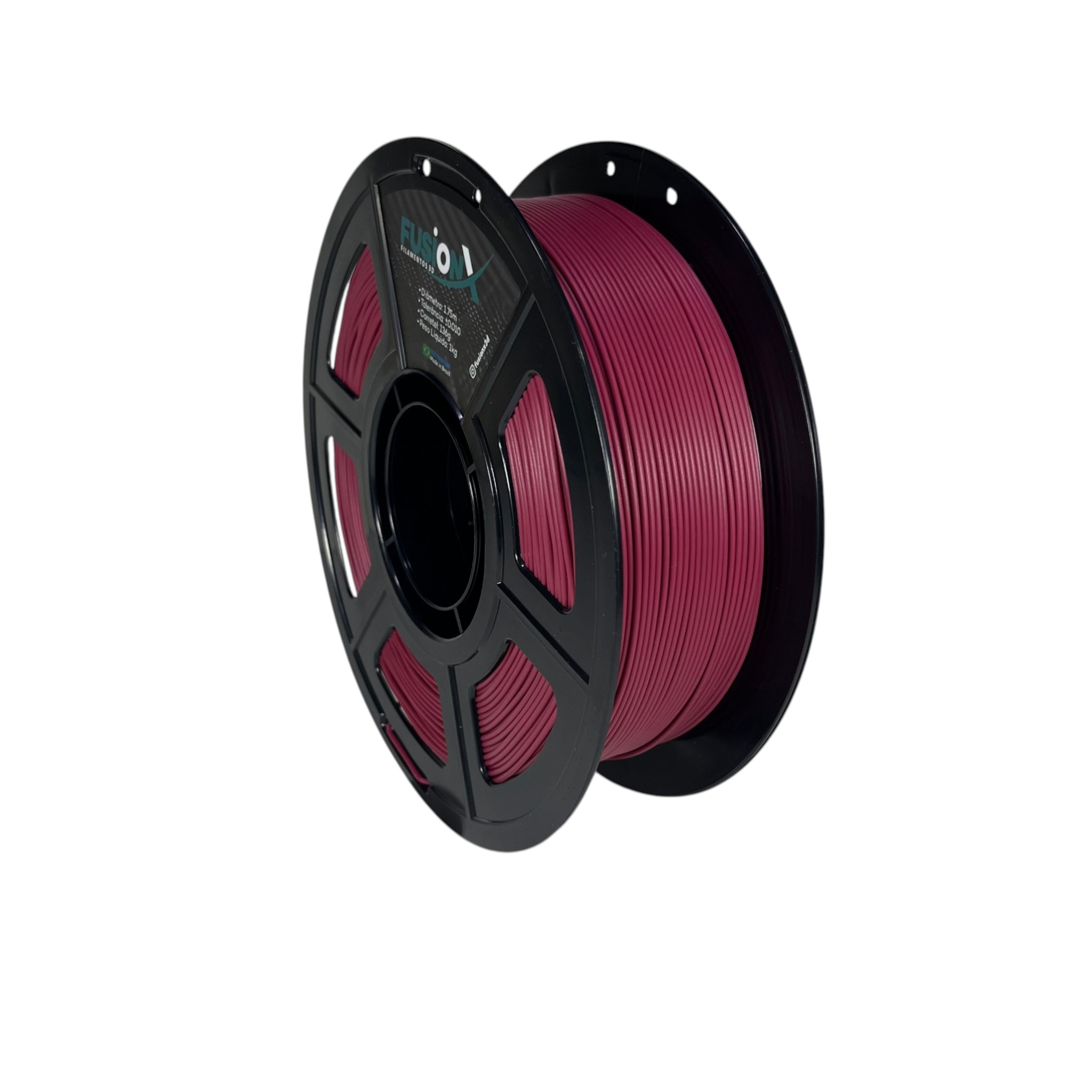 Filamento FusionX PLA Matte Satin Wine Purple 1.0kg 1.75mm, foto 3