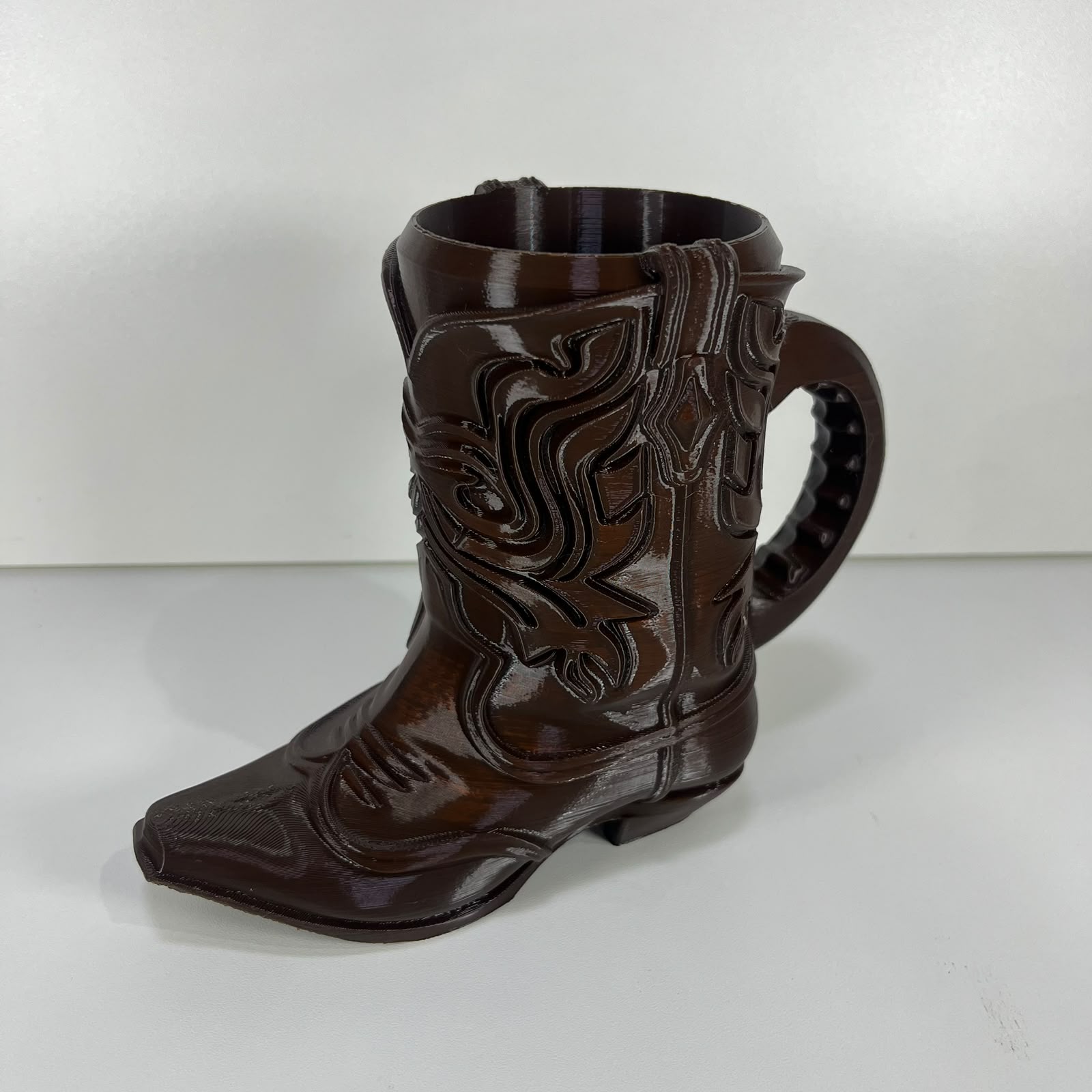 Porta-Lata Bota Country PETG - Linha Clássica - Marrom