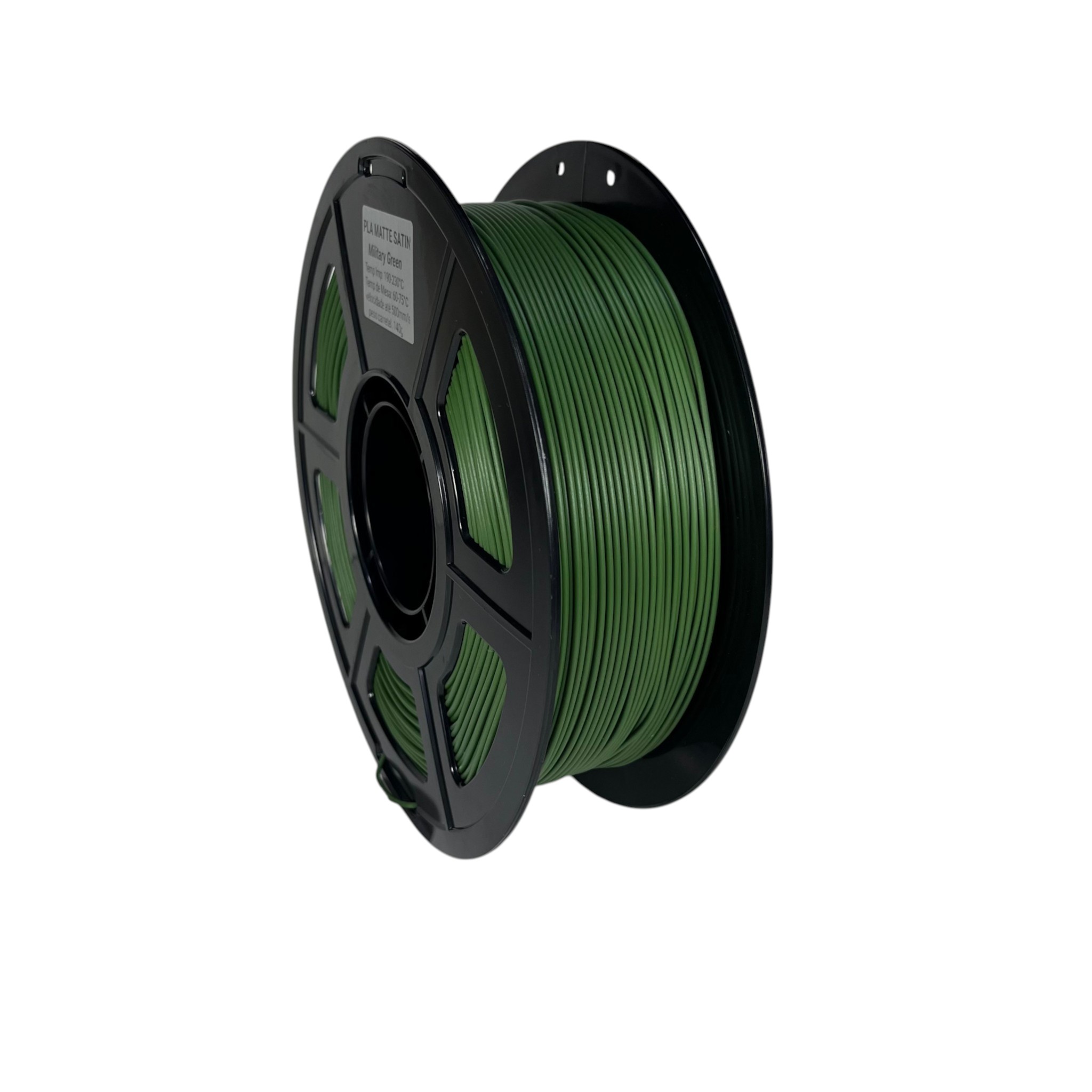Filamento FusionX PLA Matte Military Green 1.0kg 1.75mm