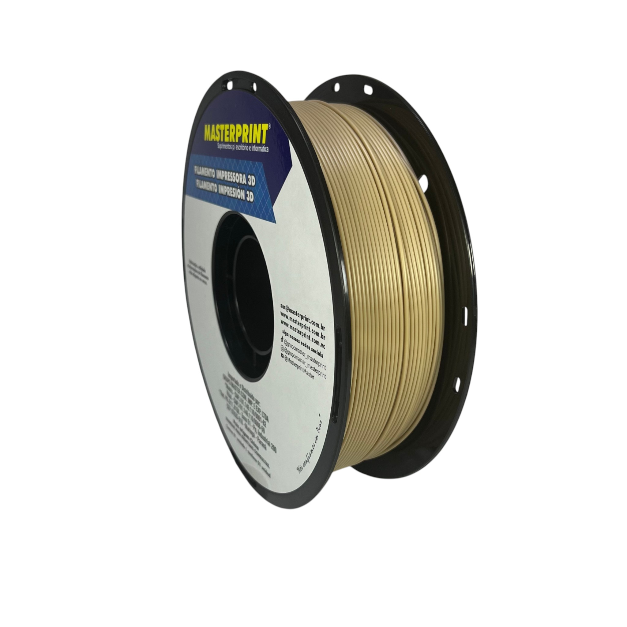 Filamento MasterPrint PLA 1kg 1.75mm Madeira
