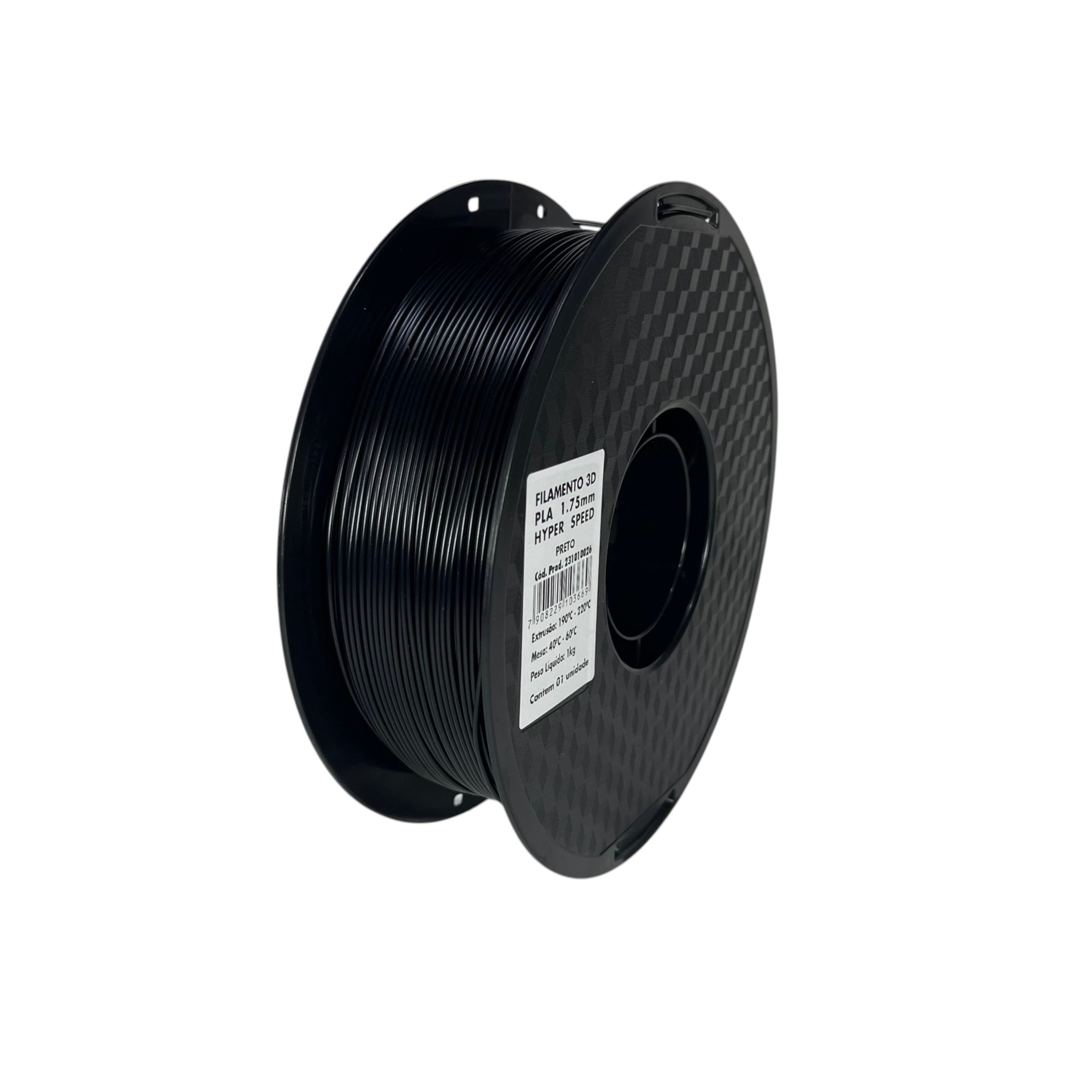 Filamento MasterPrint PLA 1kg 1.75mm Preto, foto 2