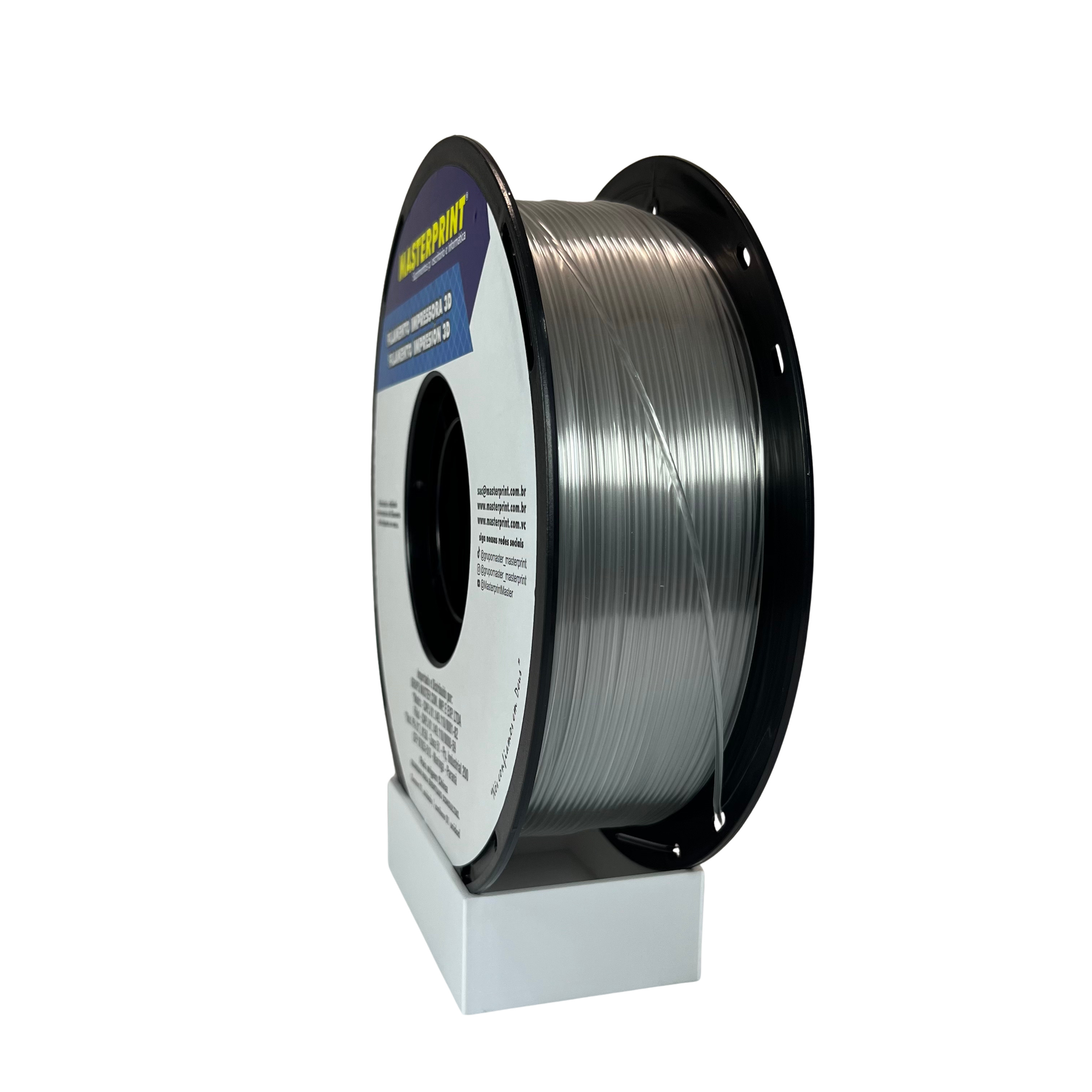 Filamento MasterPrint PETG 1kg 1.75mm Transparente