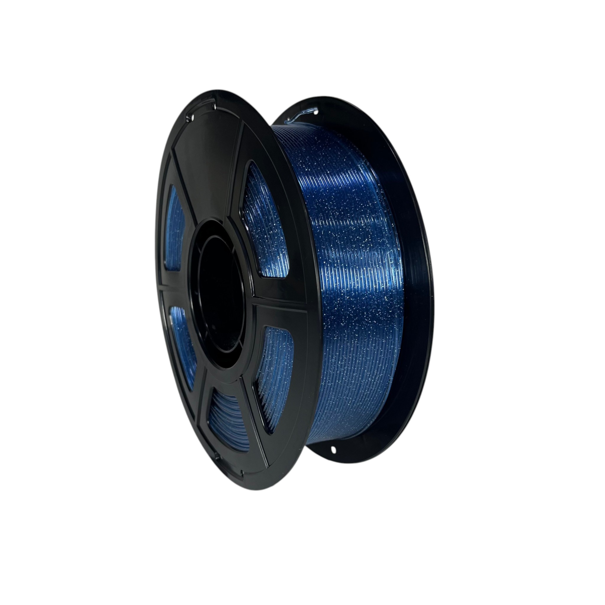 Filamento FusionX PETG Transparente Glitter Azul 1.75mm