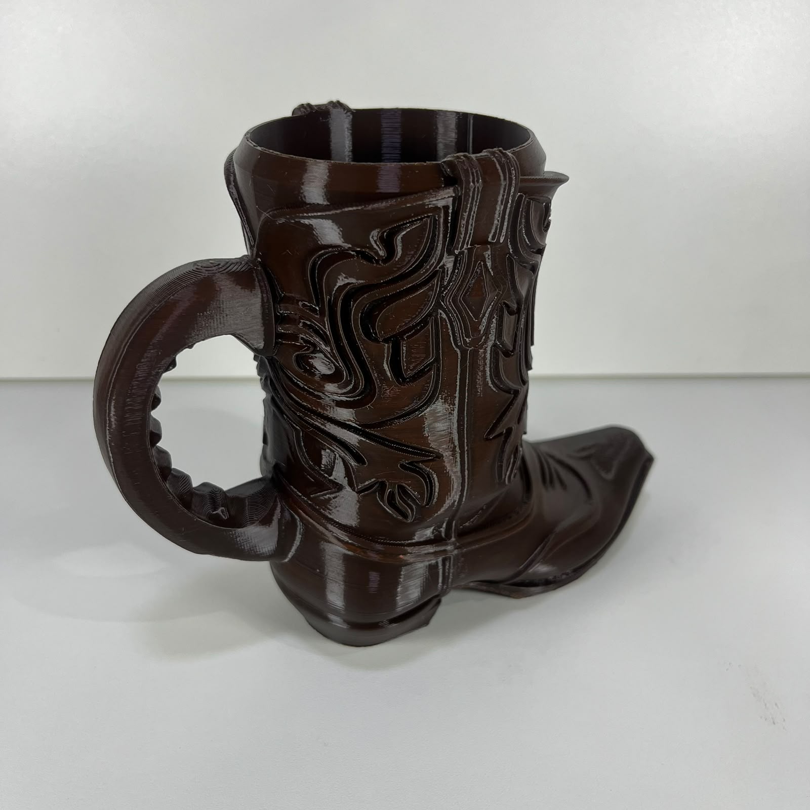 Porta-Lata Bota Country PETG - Linha Clássica - Marrom, foto 4