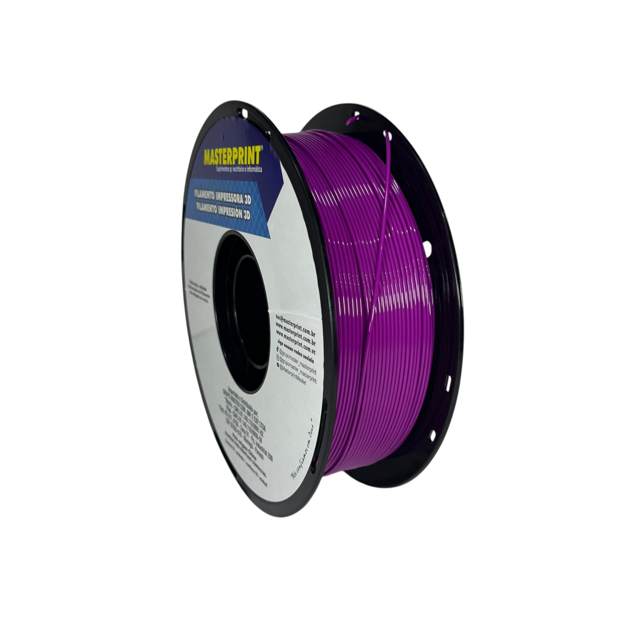 Filamento MasterPrint PETG 1kg 1.75mm Roxo