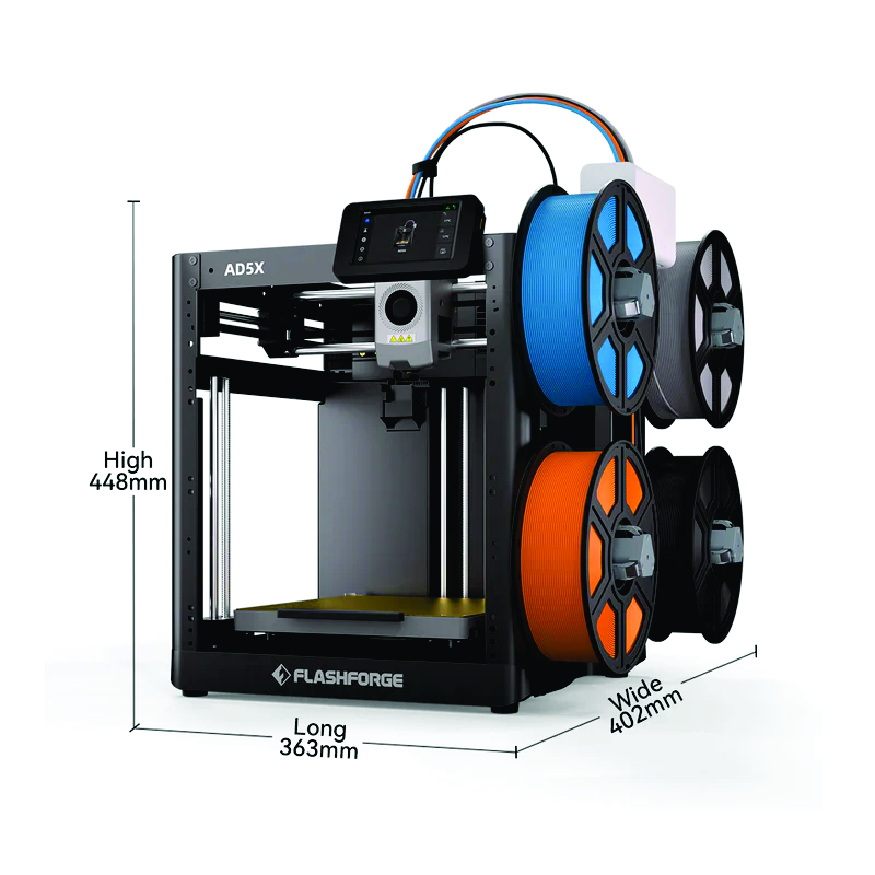 Impressora 3D FlashForge AD5X com Kit de Fechamento, foto 3