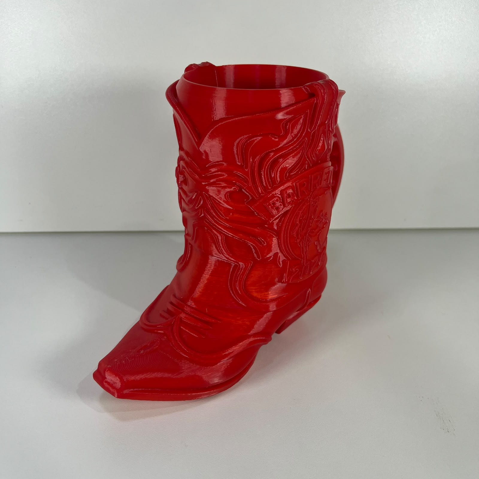 Porta-Lata Bota Country PETG - Edição Barretos 2026 - Vermelho