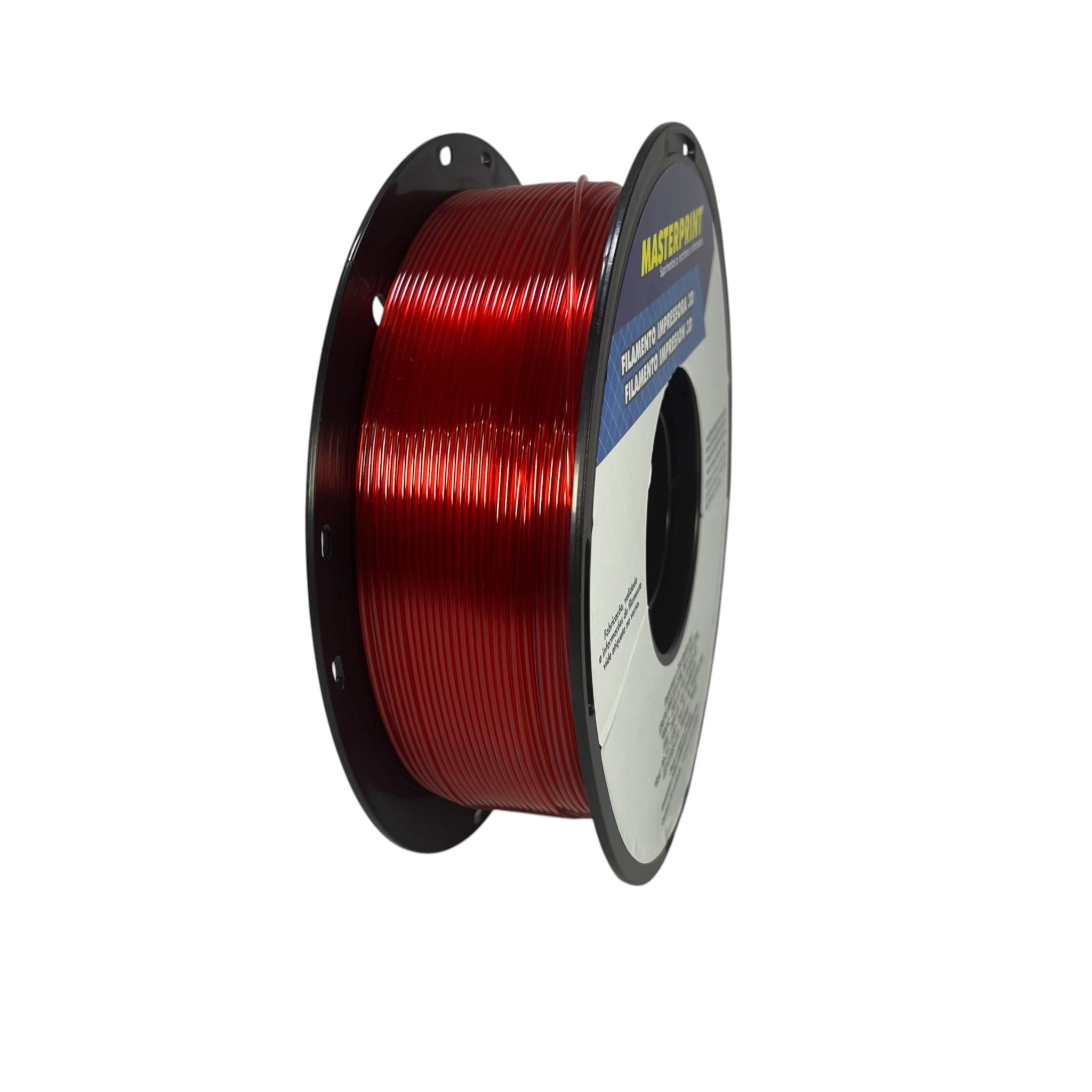 Filamento MasterPrint PETG Translúcido 1kg 1.75mm Vermelho, foto 4