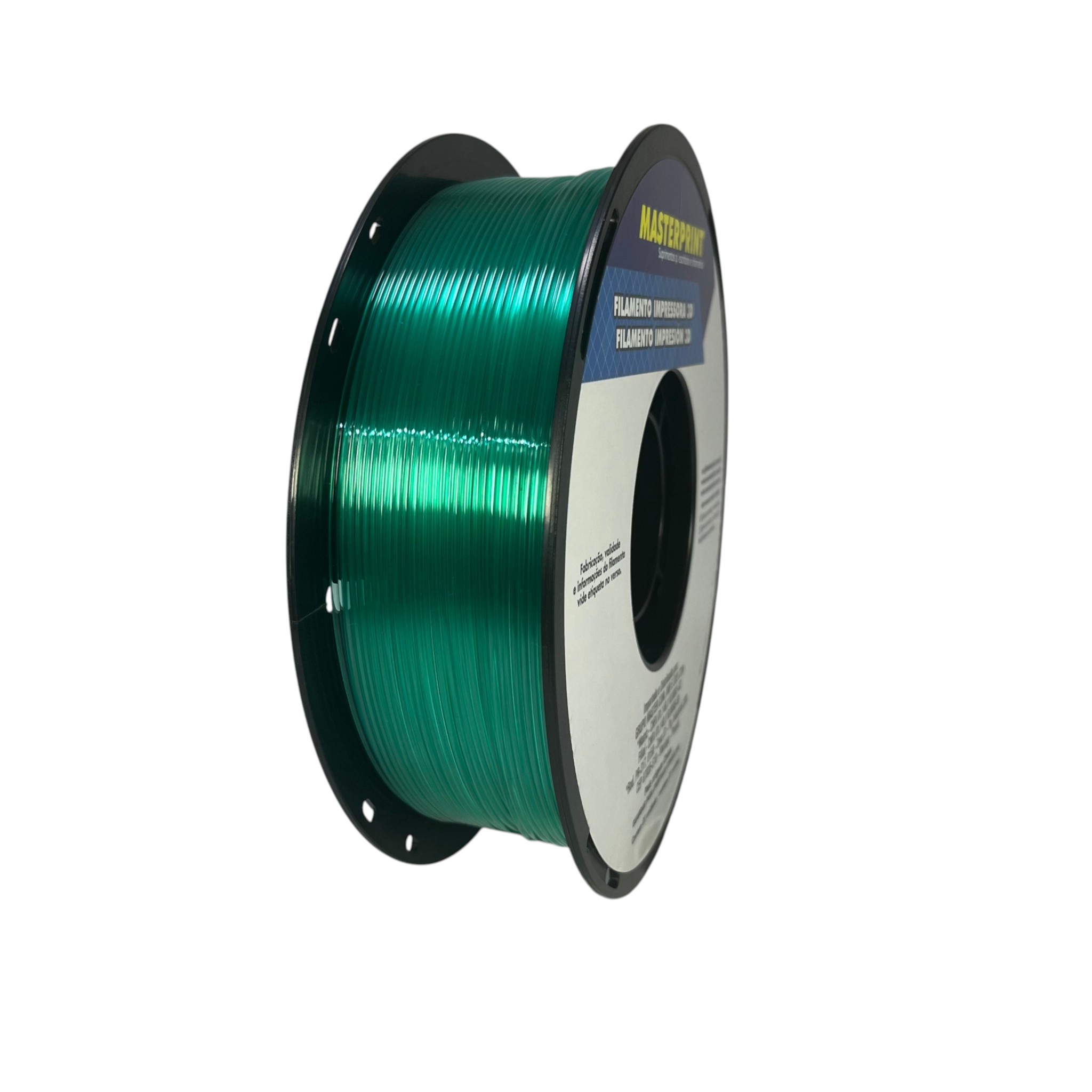 Filamento MasterPrint PETG Translúcido 1kg 1.75mm Verde, foto 4