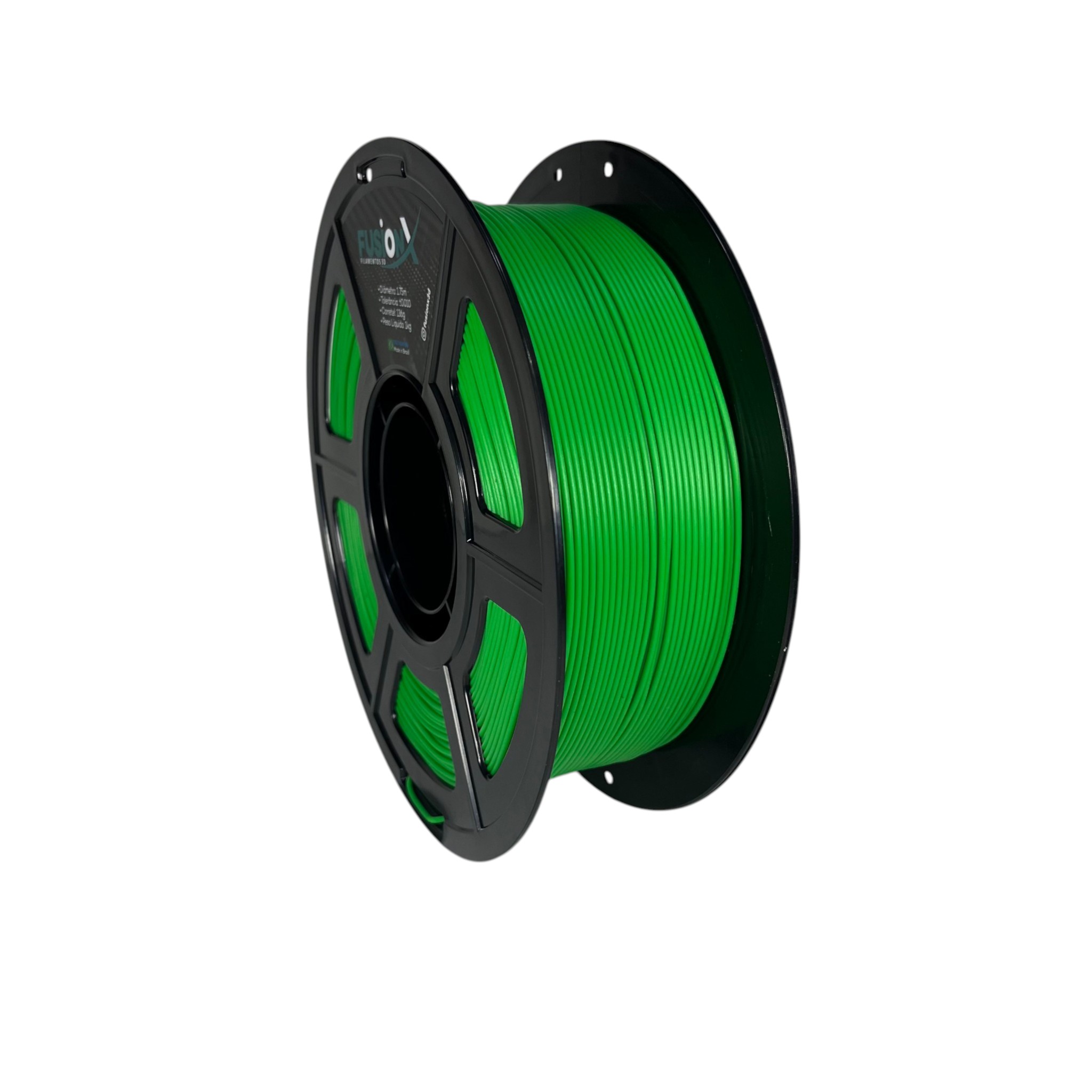 Filamento FusionX PLA Matte Grass Green 1.0kg 1.75mm