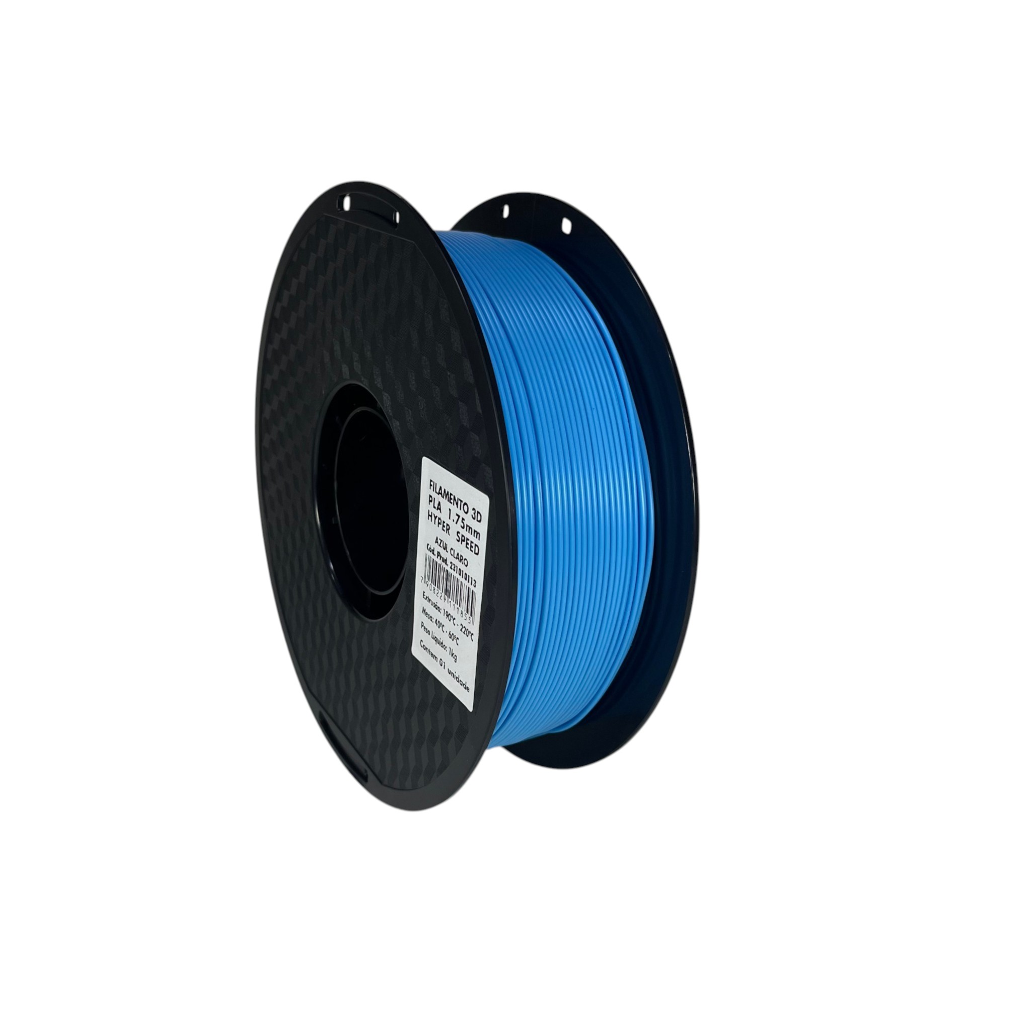 Filamento MasterPrint PLA 1kg 1.75mm Azul Claro, foto 3