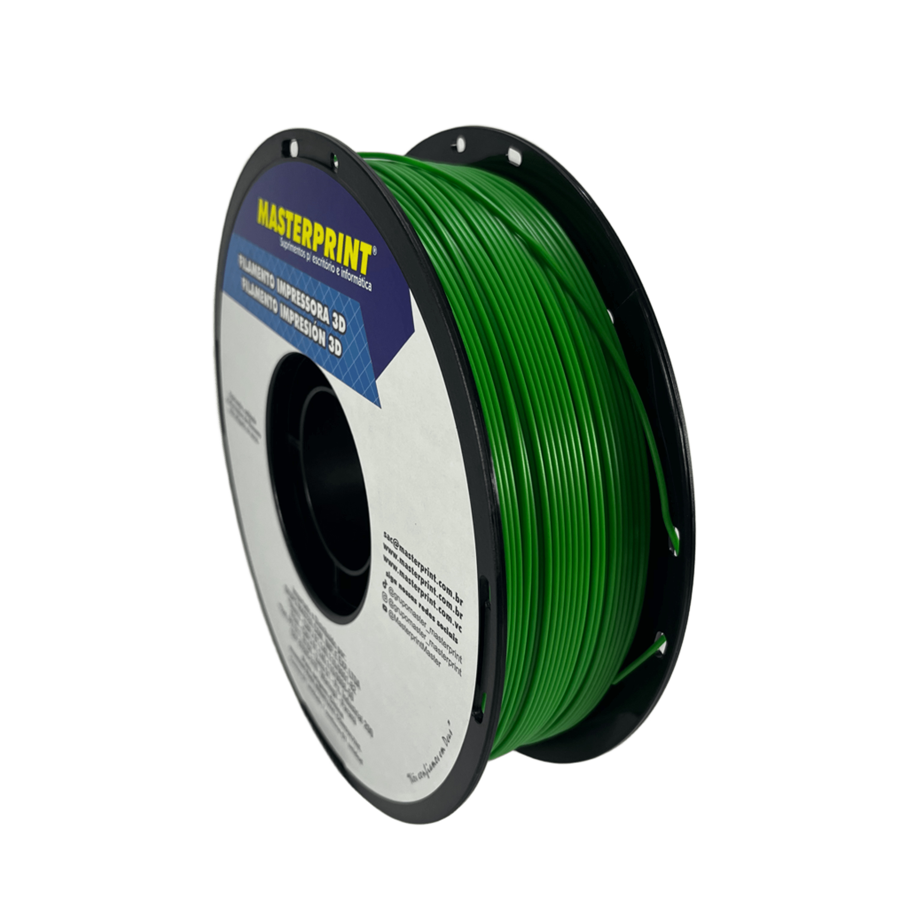 Filamento MasterPrint PLA 1kg 1.75mm Verde Bambu, foto 2