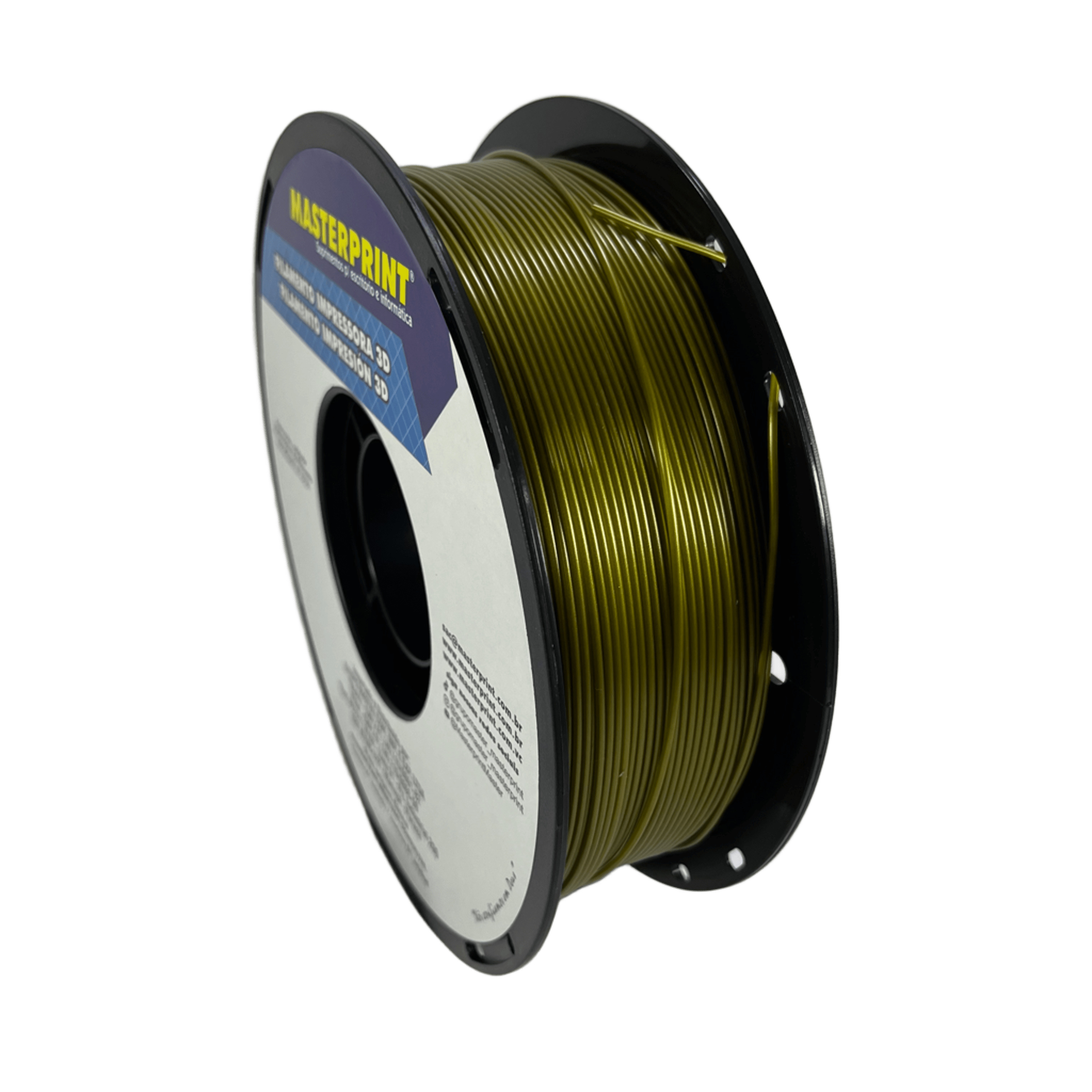 Filamento MasterPrint PLA Especial 1kg 1.75mm Cobre
