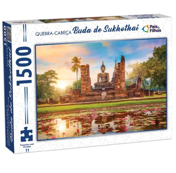 Pais & Filhos - Quebra-Cabeça, 1500 Peças, BUDA DE SUKHOTHAI