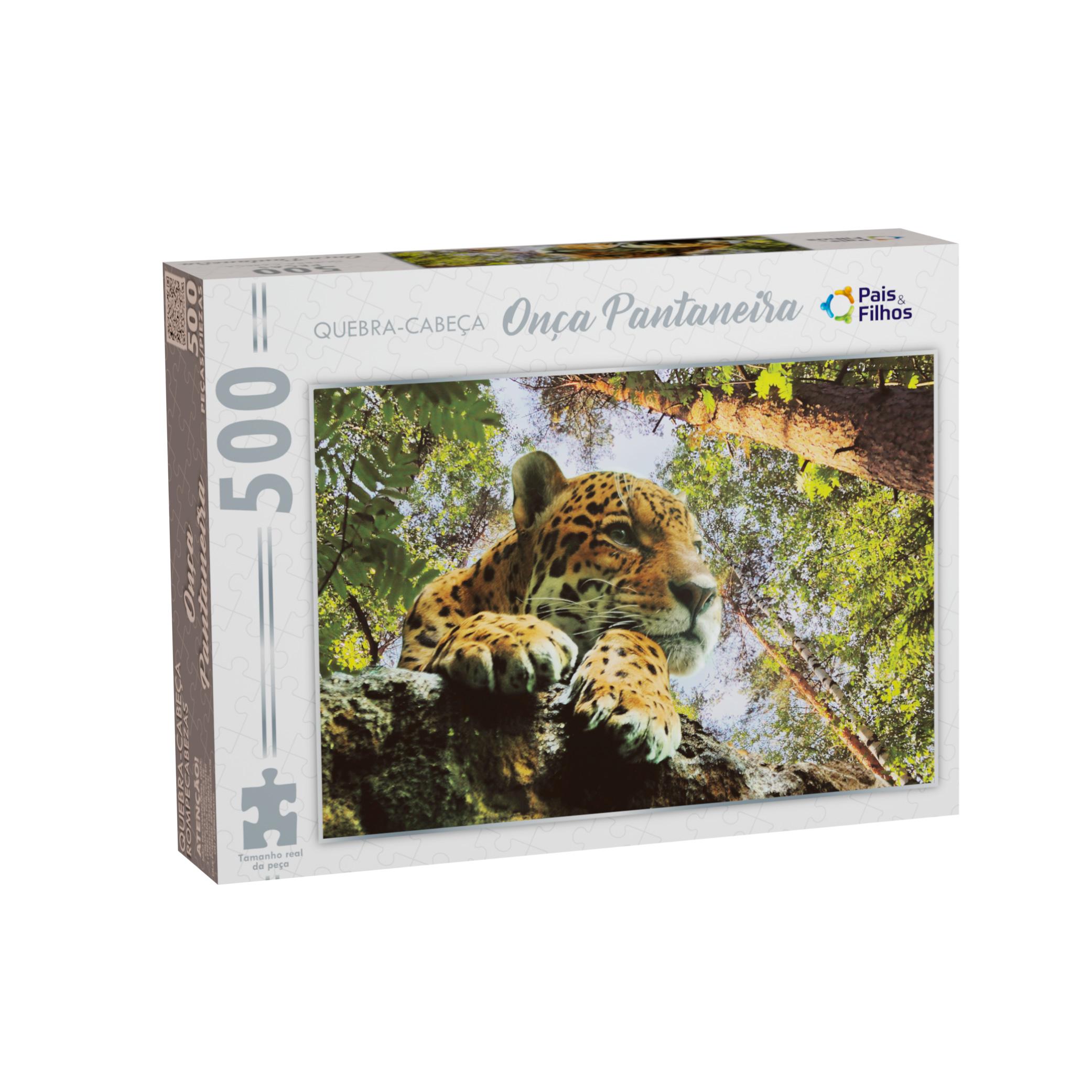 Quebra-Cabeça Onça Pantaneira - 500Pçs