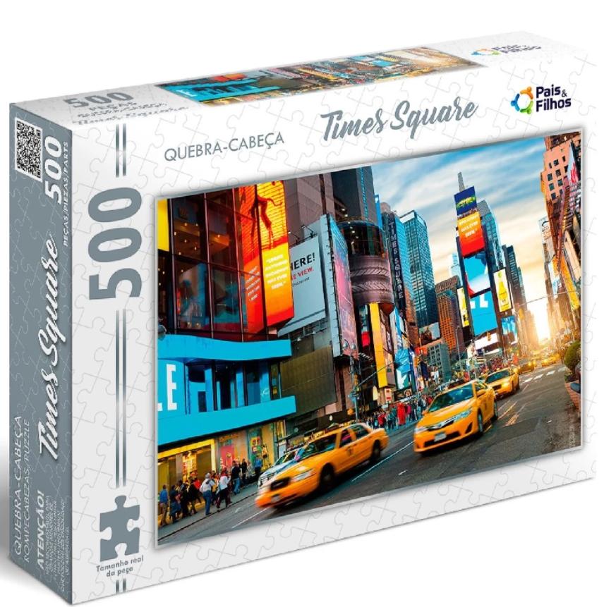 Pais & Filhos - Quebra-Cabeça, 500 Peças - Times Square