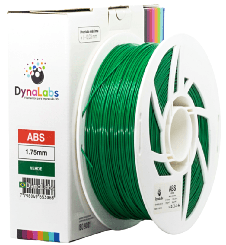 Foto de Filamento - ABS - Verde - DynaLabs - 1.75mm - 1Kg