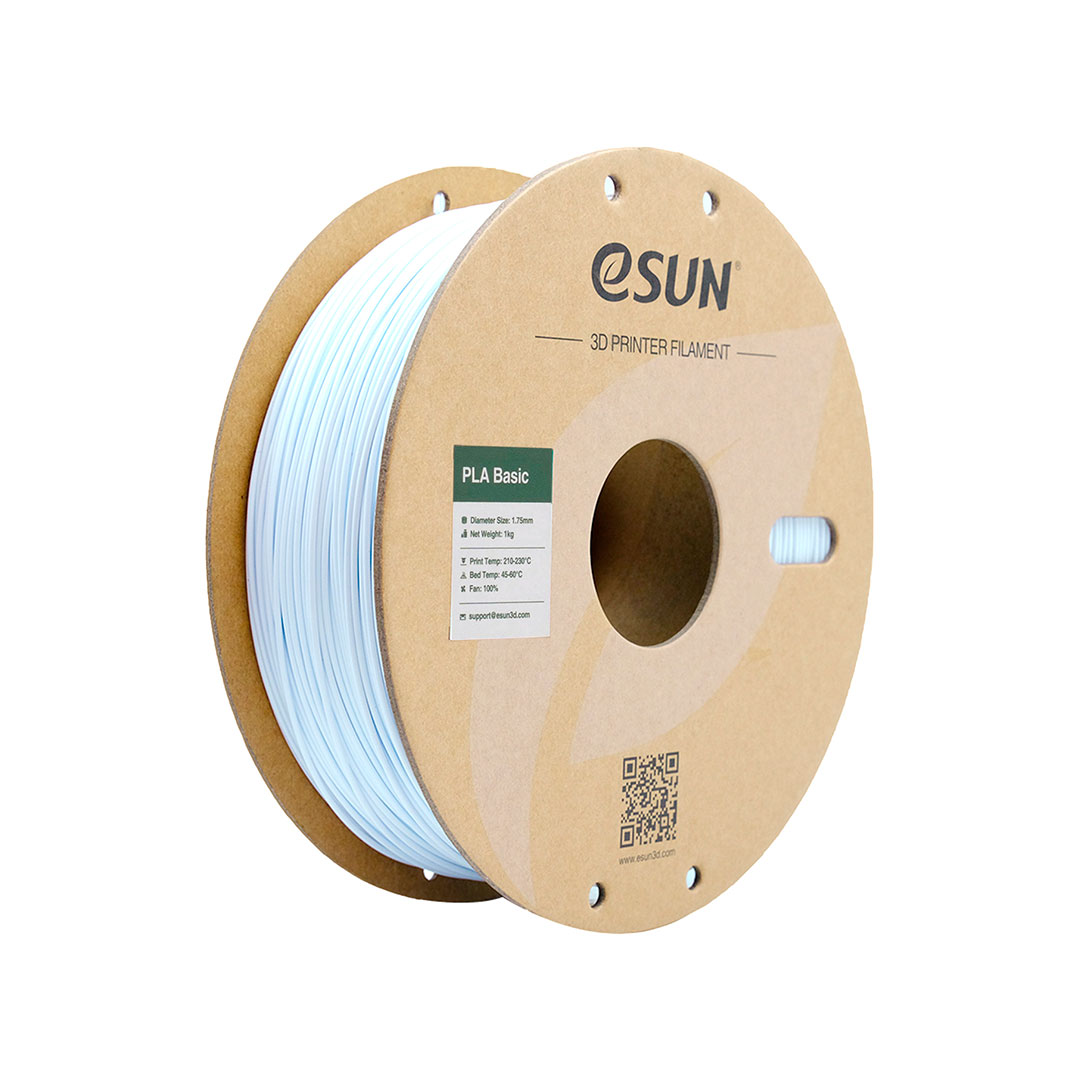 Foto de Filamento  PLA Basic - Branco Gelo - 1,75mm - 1KG - eSun