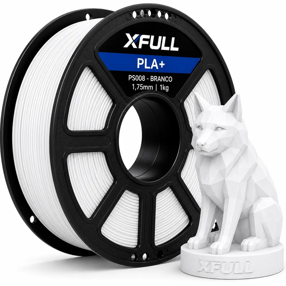 Foto de Filamento Pla  - Branco -  X-FULL - 1kg