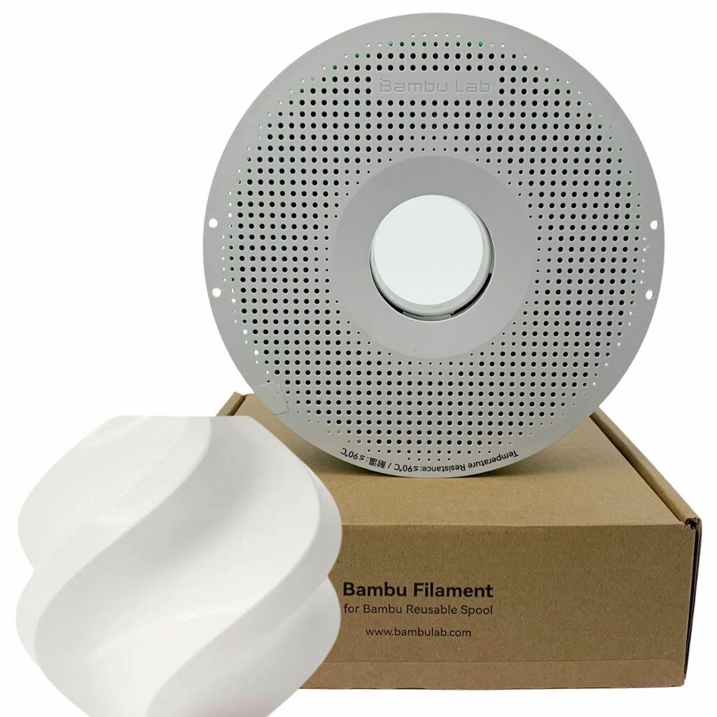 Foto de Filamento – PLA Basic – Branco – 1.75mm – Bambu Lab