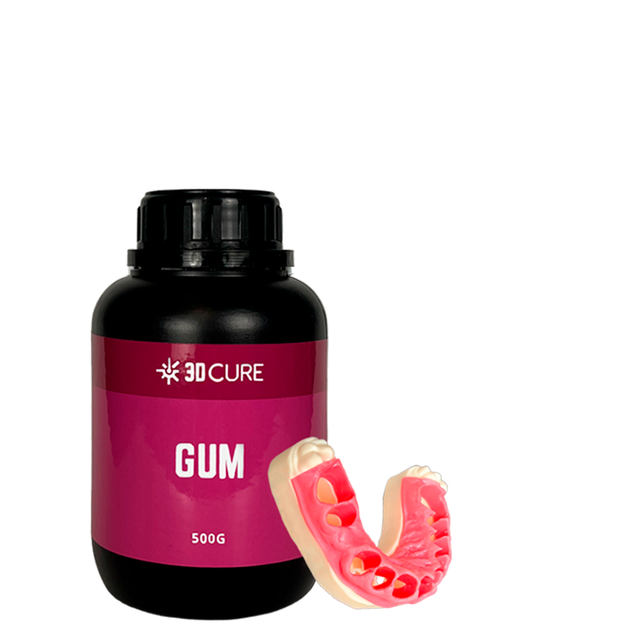 Foto de Resina Gum - Rosa - 500g - 3D Cure