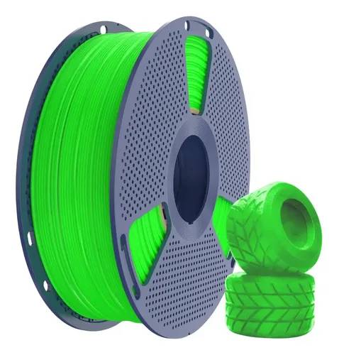 Foto de Filamento - TPU - Verde - Sunlu - 1kg