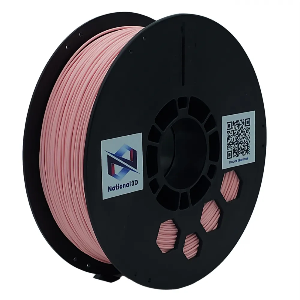 Foto de Filamento PLA High speed – Rosa Bebê – National 3D – 1.75mm – 1KG