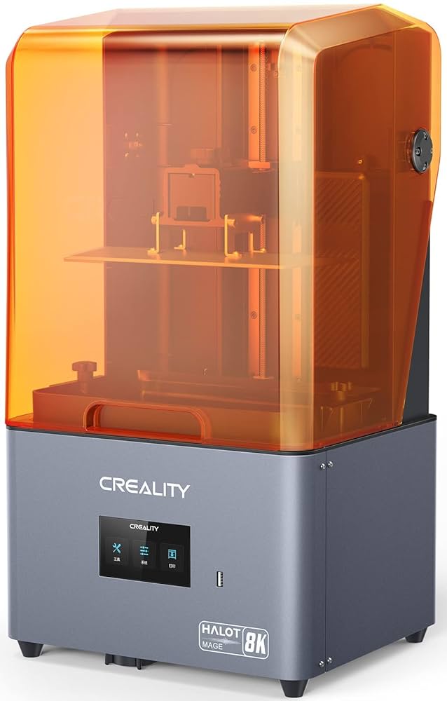 Foto de Impressora 3D de Resina – Halot Mage – 8K - Creality + Treinamento Ao Vivo Grátis