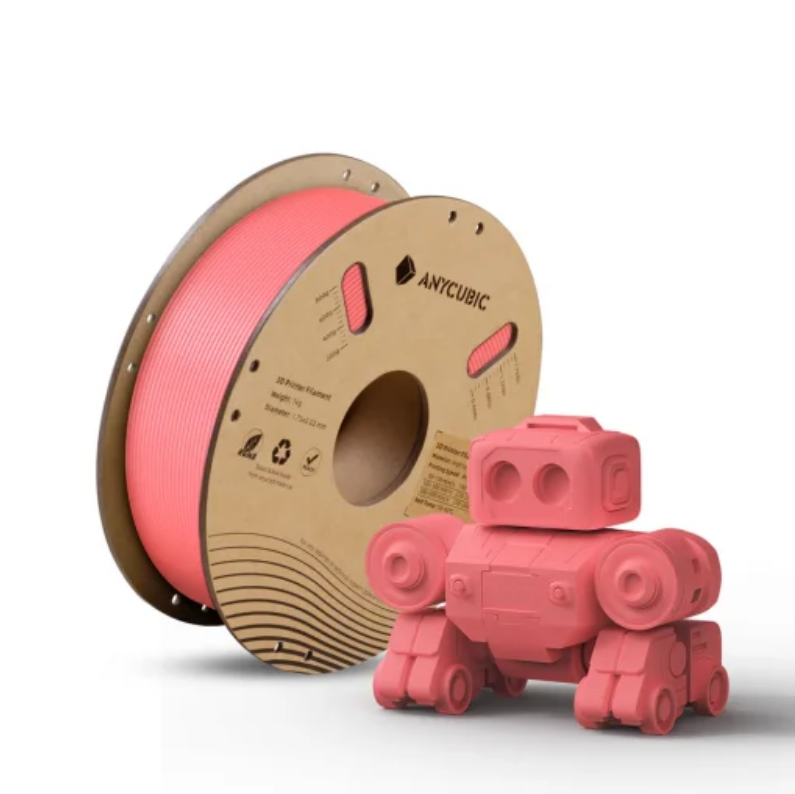 Foto de Filamento Alta Velocidade – PLA – Rosa Morango – Anycubic – 1kg