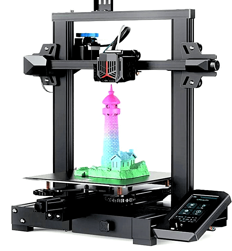 Foto de Impressora 3D - Ender-3 V2 NEO - Creality 3D + Treinamento Ao Vivo Grátis