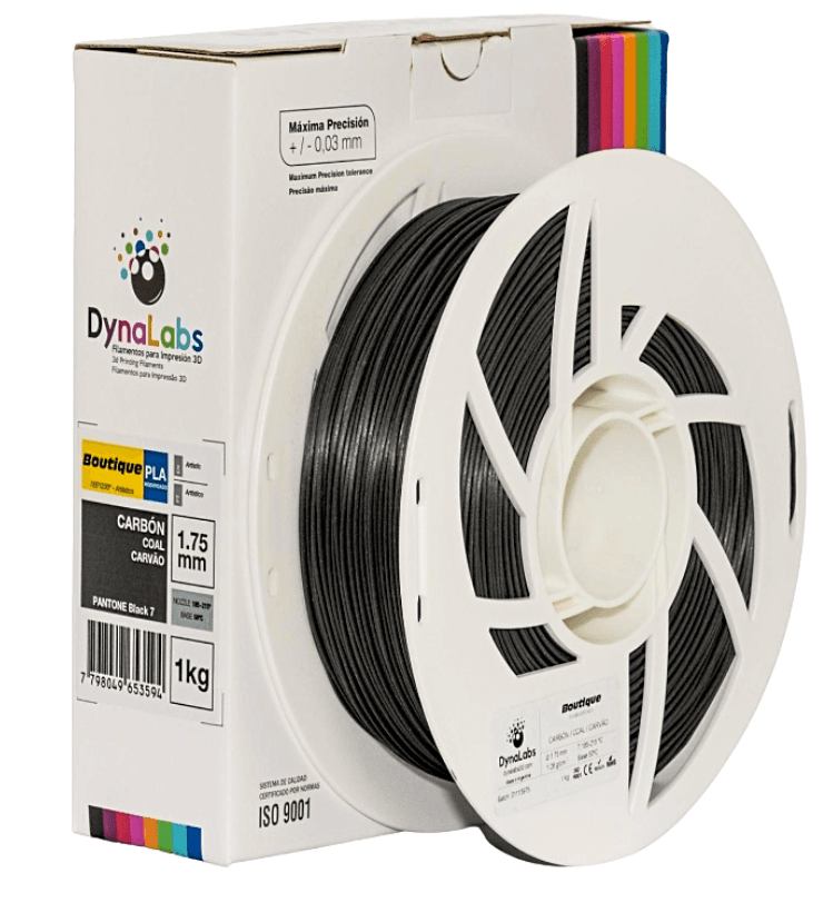 Foto de Filamento PLA Boutique - Carvão - Dynalabs - 1.75mm - 1kg
