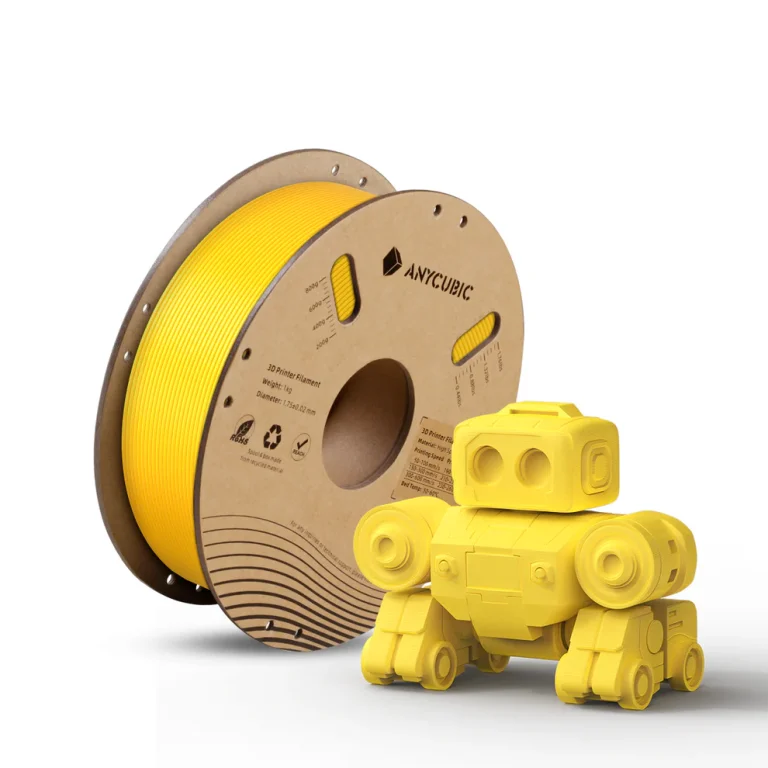 Foto de Filamento Alta Velocidade – PLA – Amarelo Vibrante – Anycubic – 1kg