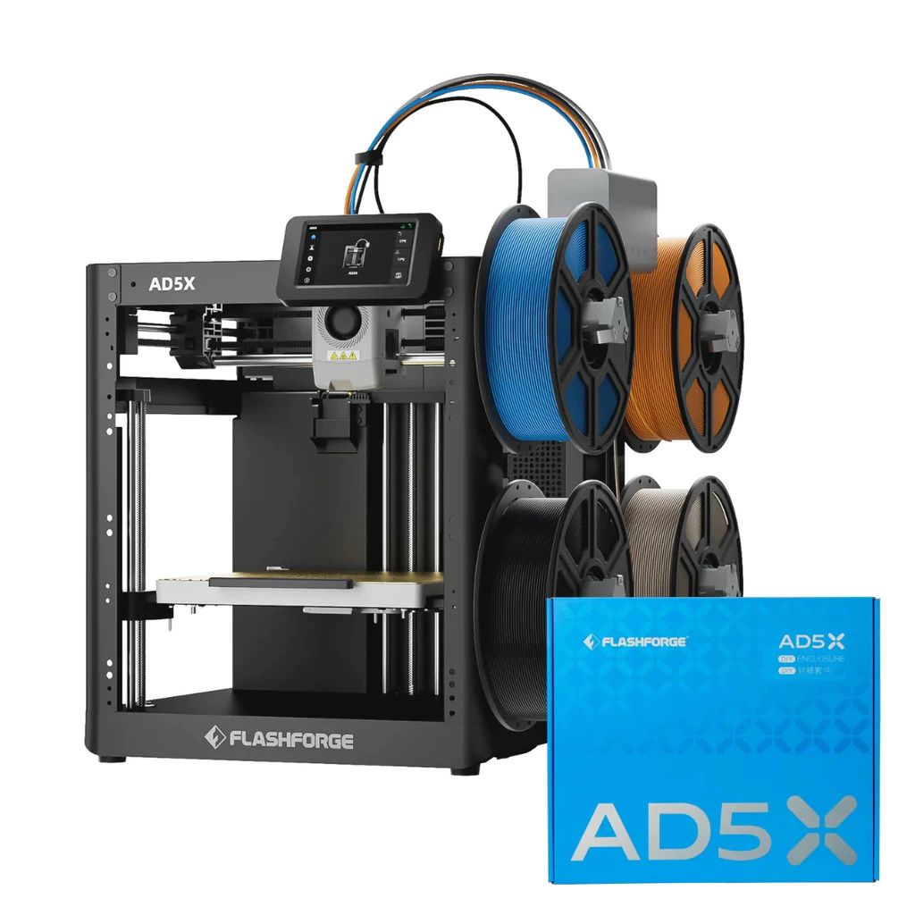 Foto de Impressora 3D – AD5X + Case – Bivolt – Flashforge + Treinamento Ao Vivo Grátis