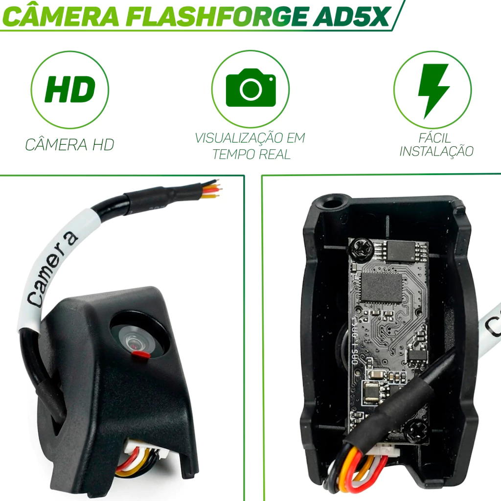Foto de Camera - Flashforge - Com Cabo para Impressora -  AD5X