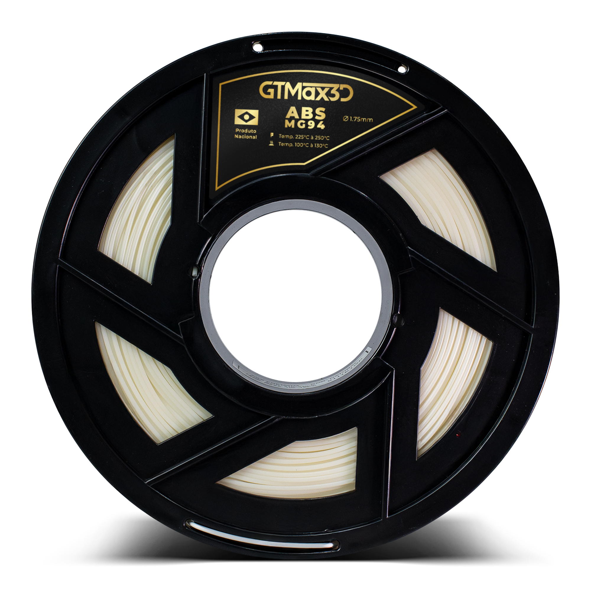 Foto de Filamento ABS - Natural - Premium MG94 - GTMax 3D - 1.75mm - 1KG