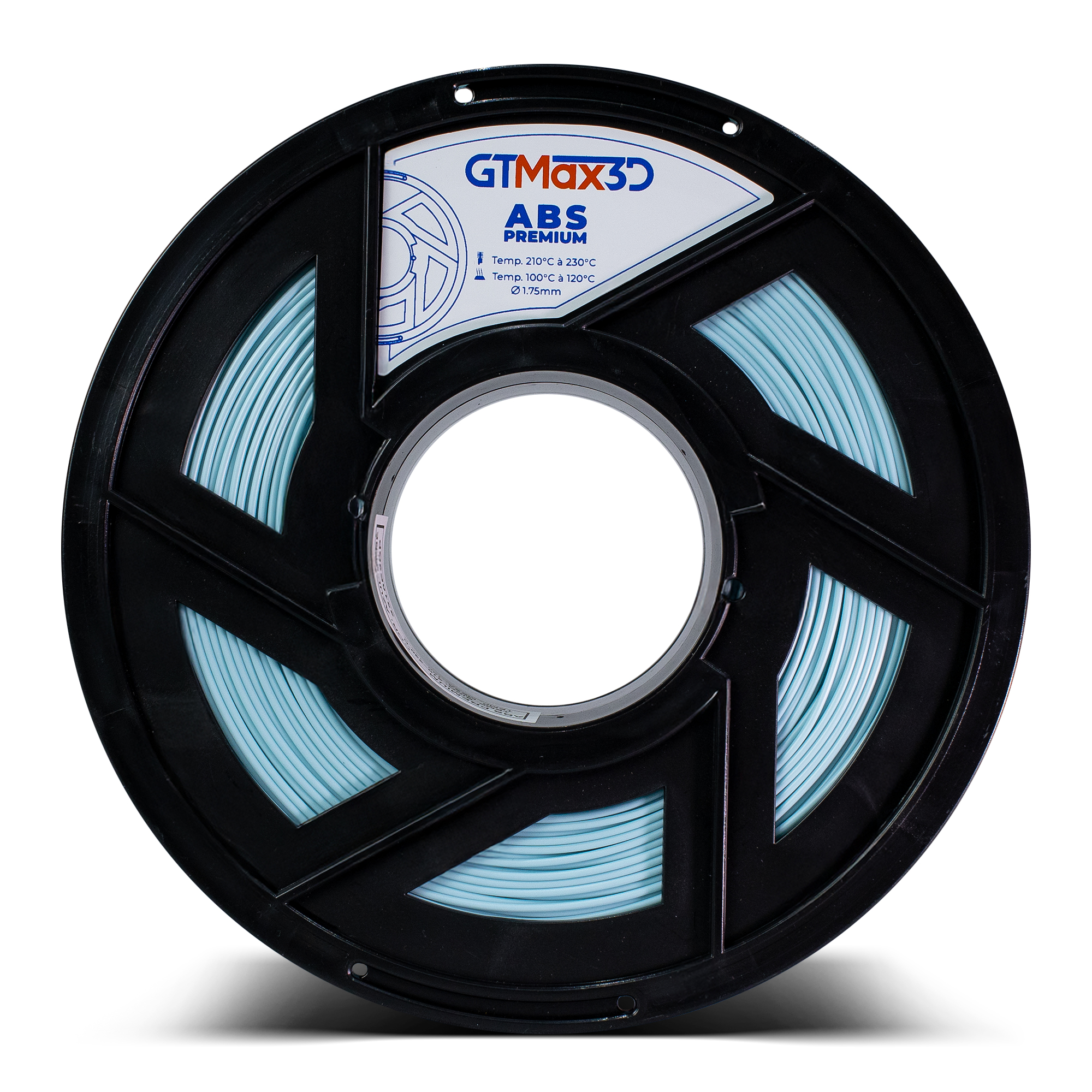 Foto de Filamento ABS – Azul Bebê – Premium – GTMax 3D – 1KG