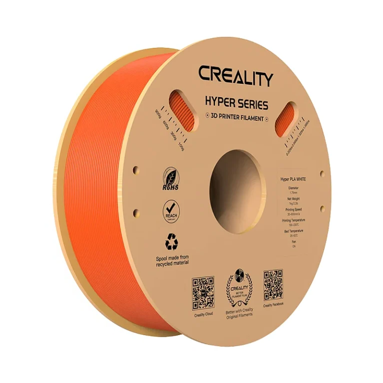 Foto de Filamento – Hyper – PLA – Laranja – 1.75mm – Creality