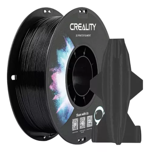 Foto de Filamento – PETG – CR – Preto – 1kg – Creality 3D