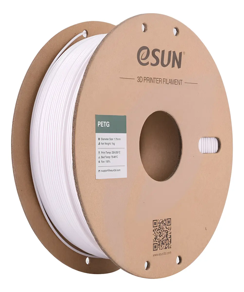 Foto de Filamento PETG Basic - Branco - 1,75mm - 1Kg - eSun