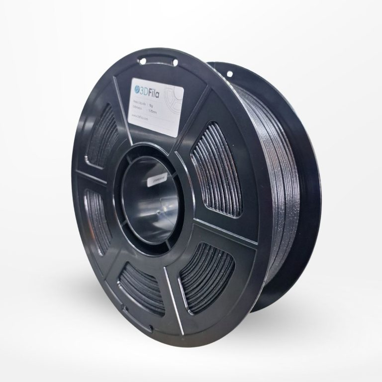 Foto de Filamento - PLA - Mármore Preto - 3D Fila  - 1kg