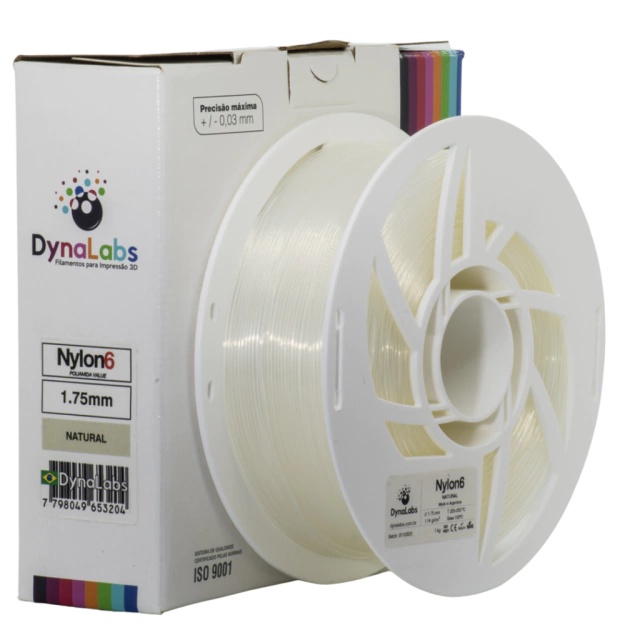 Foto de Filamento - Nylon 6 - Natural - DynaLabs - 1Kg