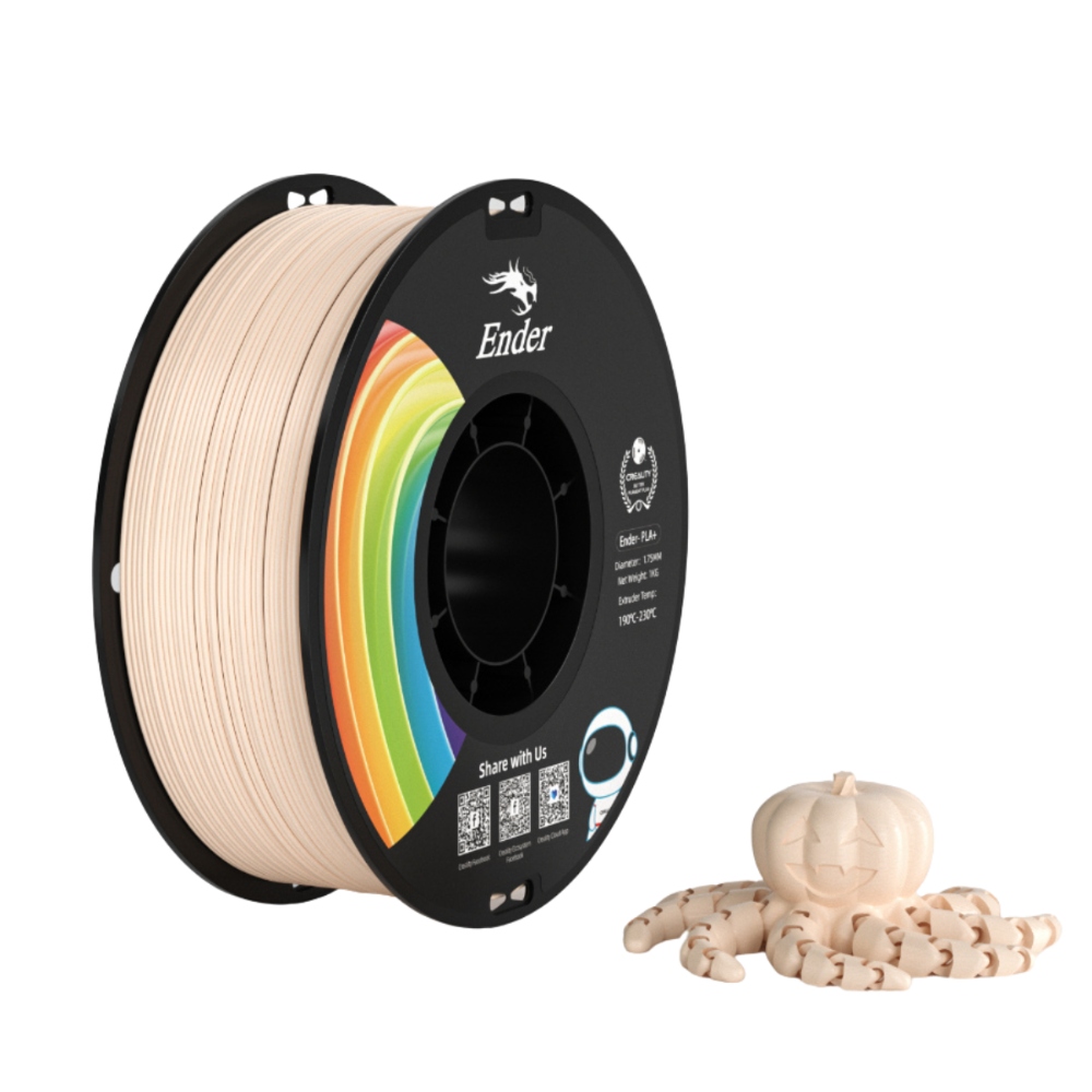 Foto de Filamento – Ender+ PLA – Bege – 1kg – 1.75mm – Creality
