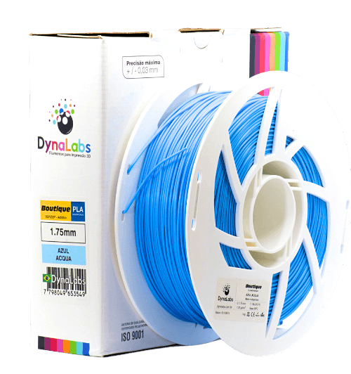 Foto de Filamento PLA Boutique - Azul Acqua - Dynalabs - 1.75mm - 1kg
