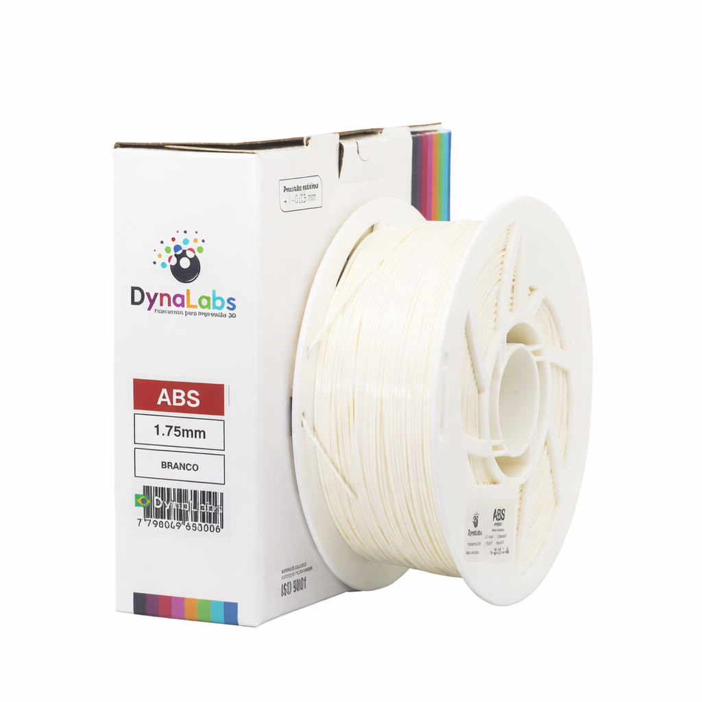 Foto de Filamento ABS - Branco - DynaLabs - 1.75mm - 1kg
