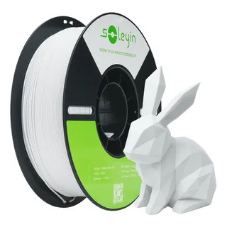Foto de Filamento – Ultra Pla – Branco – Soleyin – 1.75mm – 1Kg
