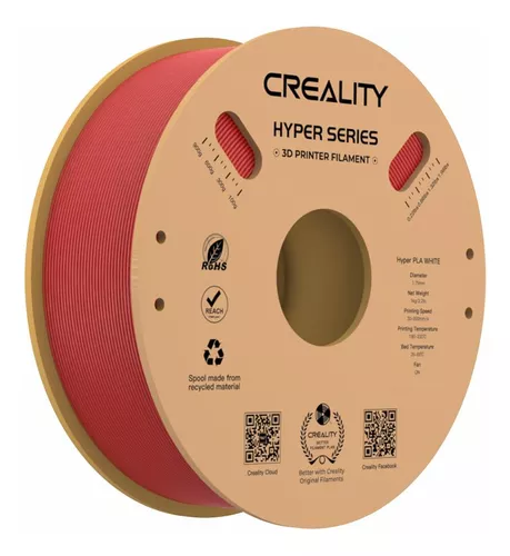 Foto de Filamento – Hyper – PLA  – Vermelho – 1.75mm – Creality