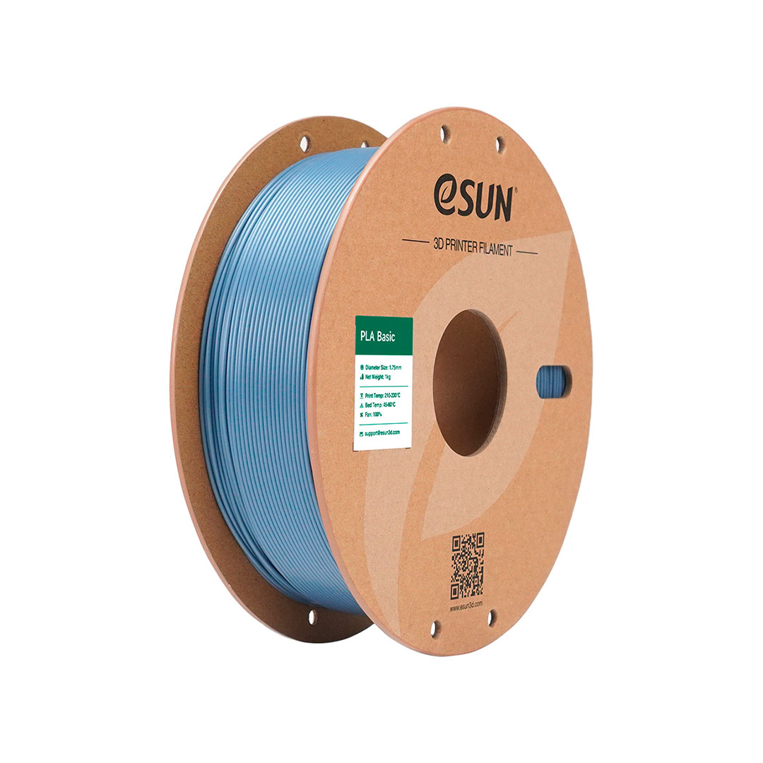 Foto de Filamento PLA Basic - Cinza Claro - 1,75mm - 1Kg - eSun