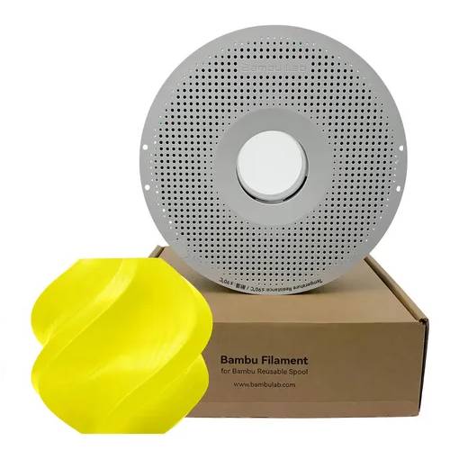 Foto de Filamento – PLA Basic – Amarelo – 1.75mm – Bambu Lab